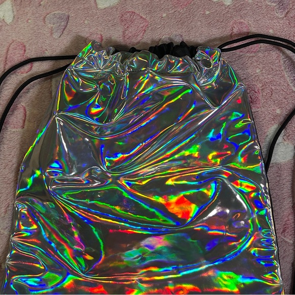 Holographic Drawstring Backpack - Picture 3 of 3